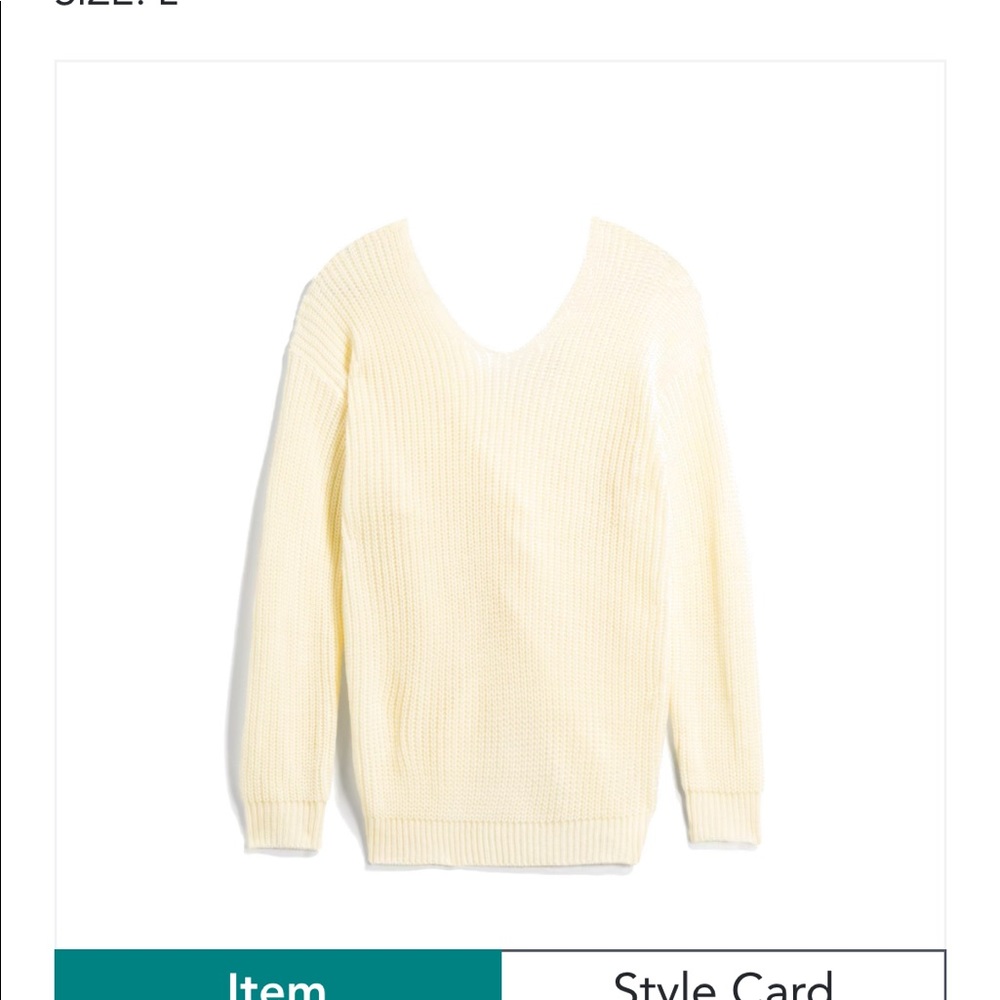 DJ & JuJu Knot Back Sweater